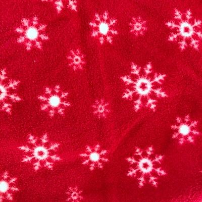 snow print polar fleece 1