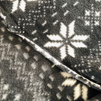 snow print polar fleece 2
