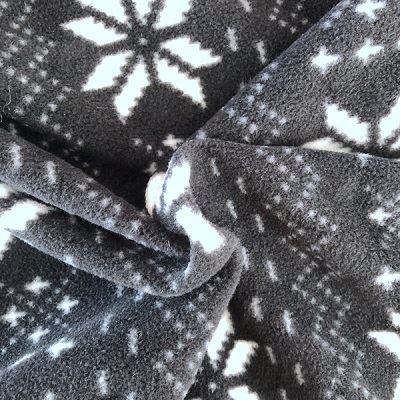 snow print polar fleece 3