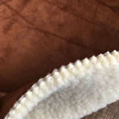 Suede Bond Sponge With Sherpa