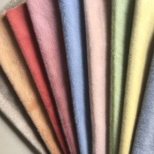 Brongzing mocka med Faux Mink Fur Tyg