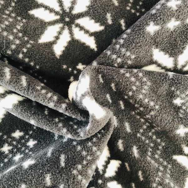 SNOW PRINT POLAR FLEECE
